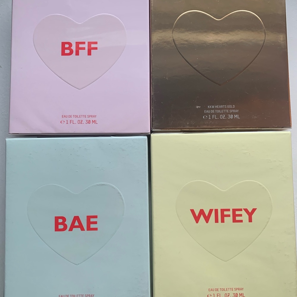 KKW Fragrance Heart Set